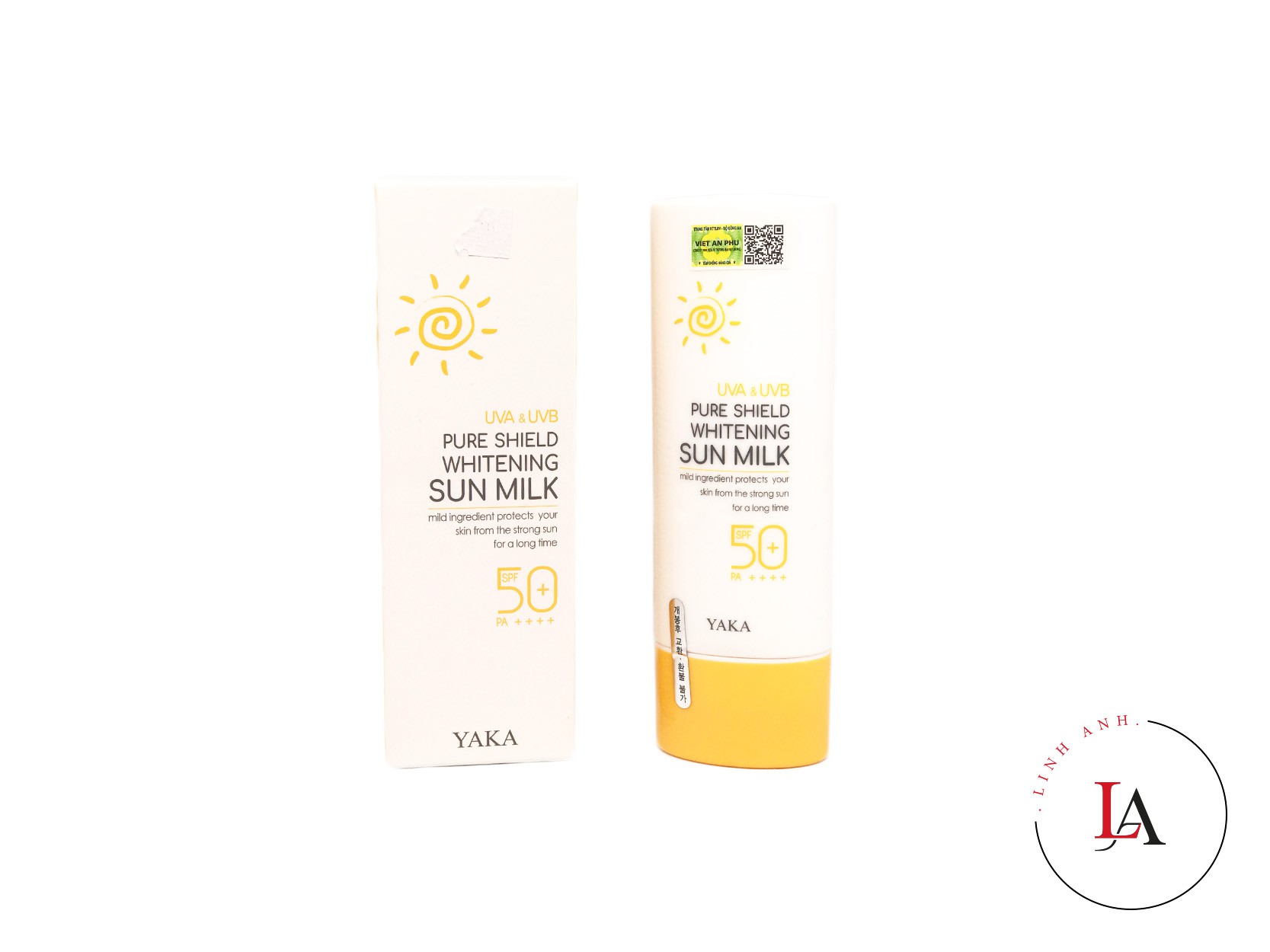 Kem chống nắng Yaka Pure Whitening Sun Milk 70ml